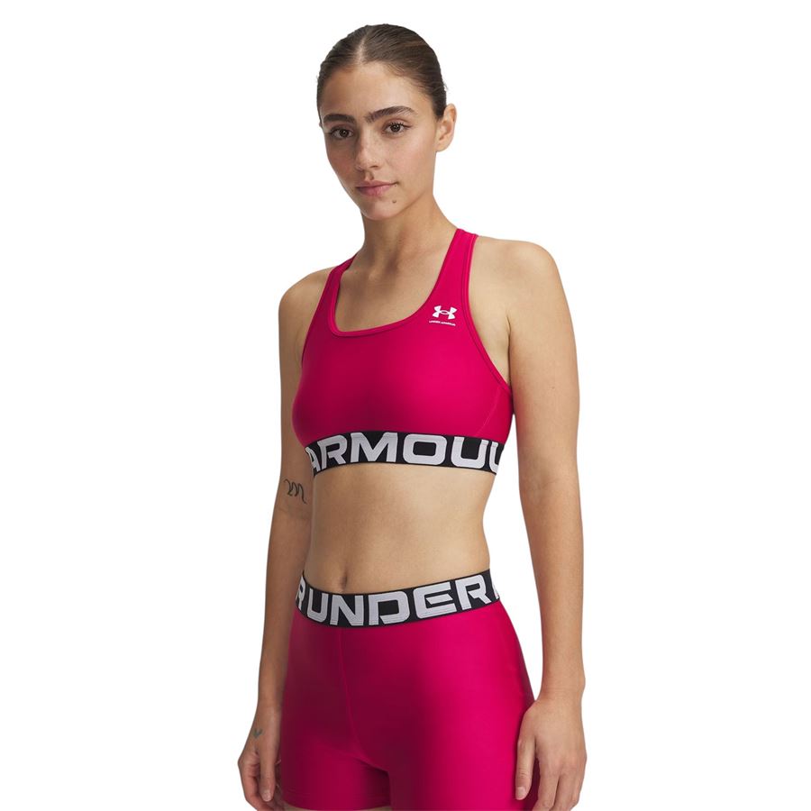 Reggiseno sportivo HeatGear Armour Mid Branded da donna Under Armour | 13835440681